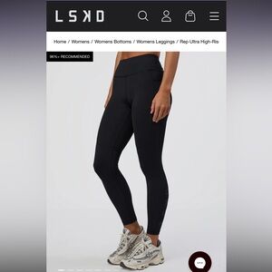 LSKD Women’s Rep Ultra High-Rise Leggings — Black